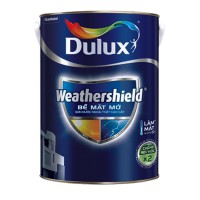 Sơn nước ngoại thất Dulux Weathershield bề mặt mờ - 5L